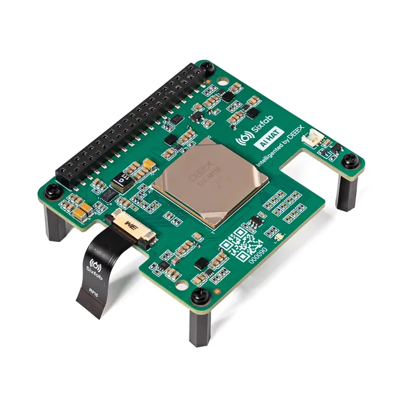 Raspberry Pi - Chipboard Sixfab Ai Hat+ per Raspberry