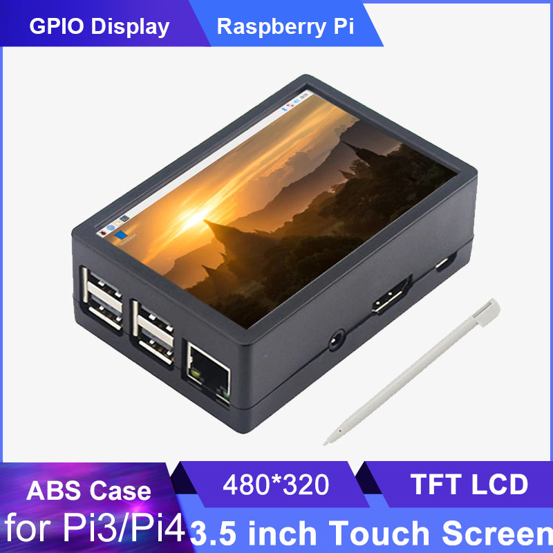 Pi 4 Case - 3.5 pollici Raspberry Pi 3B/3B +/4B