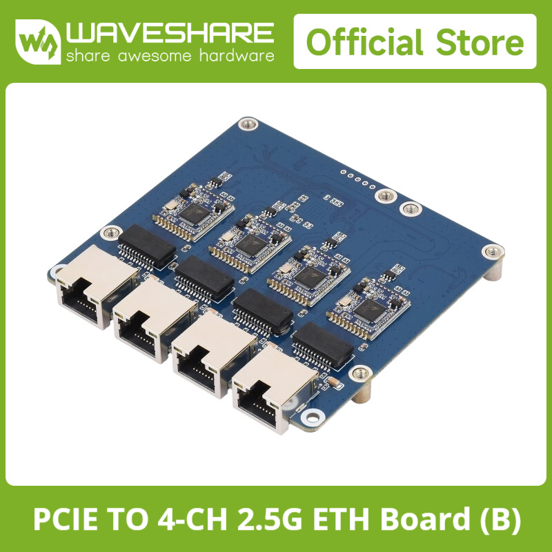 Raspberry Pi 4 - Scheda Waveshare PCIe TO Gigabit a