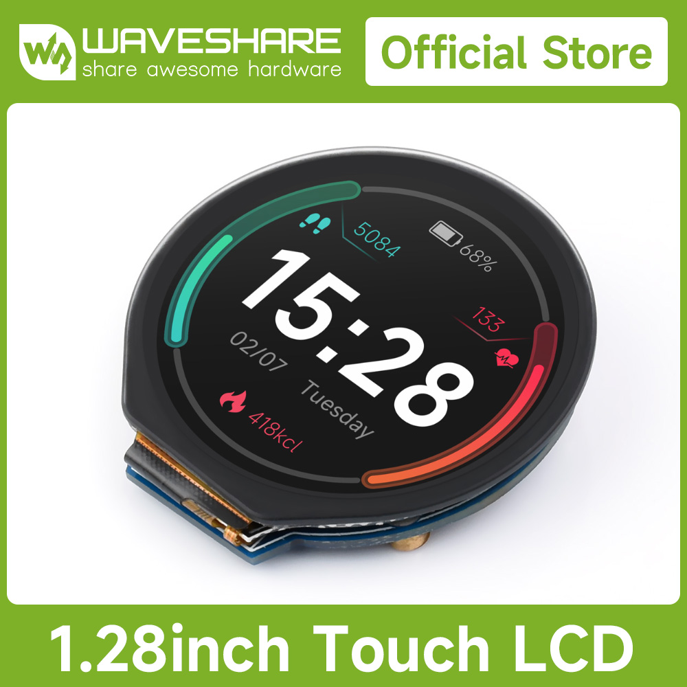 Pi Display - Modulo display LCD rotondo Waveshare da