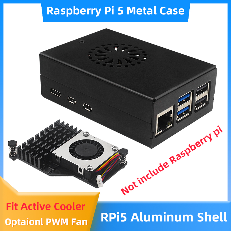 Pi Cooler - Raspberry Pi 5 Custodia in lega