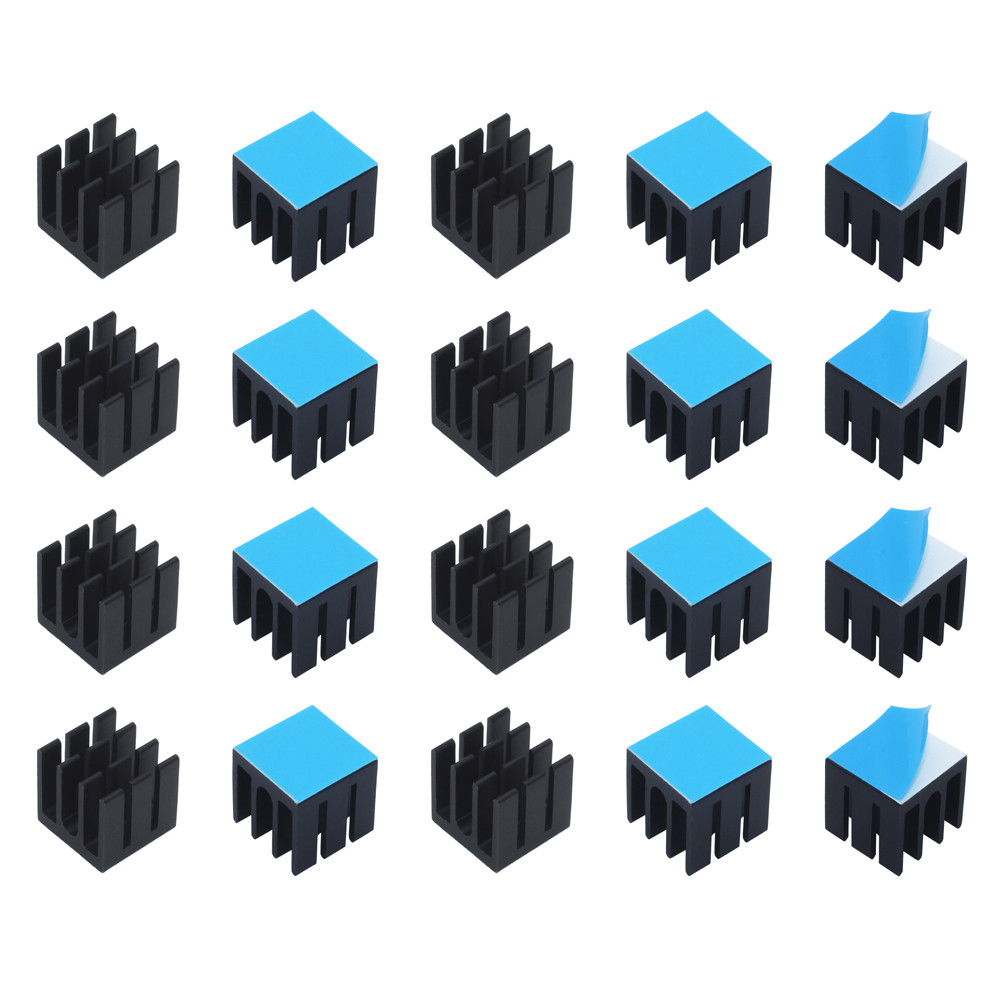 Pi Cooler - 12x12x12mm 50 pz Dissipatore di Calore