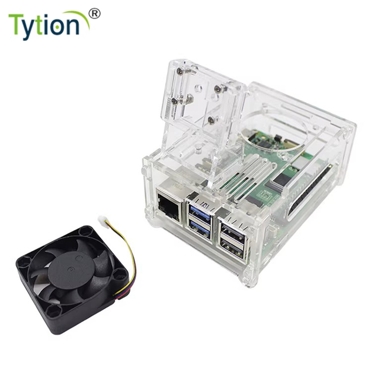 Pi 5 Case - Custodia in acrilico per Raspberry Pi