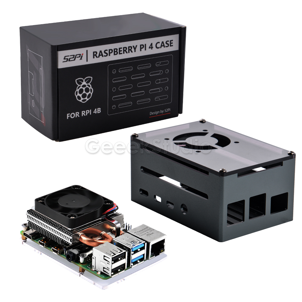 Pi 4 Case - Ventola di raffreddamento a torre del