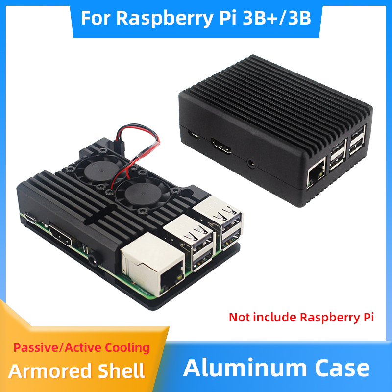Pi Cooler - Custodia in alluminio Raspberry Pi 3B+