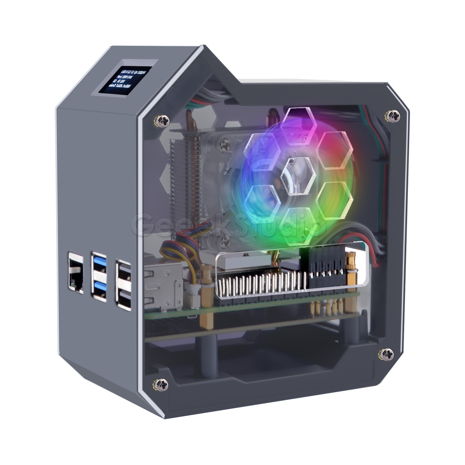 Pi 5 Case - N07 Minitower NVMe NAS Kit per