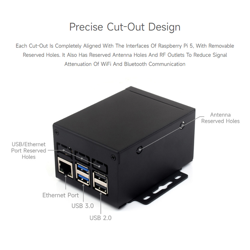 Custodia in metallo per Raspbe - Pi 5 Case recensione e prezzo