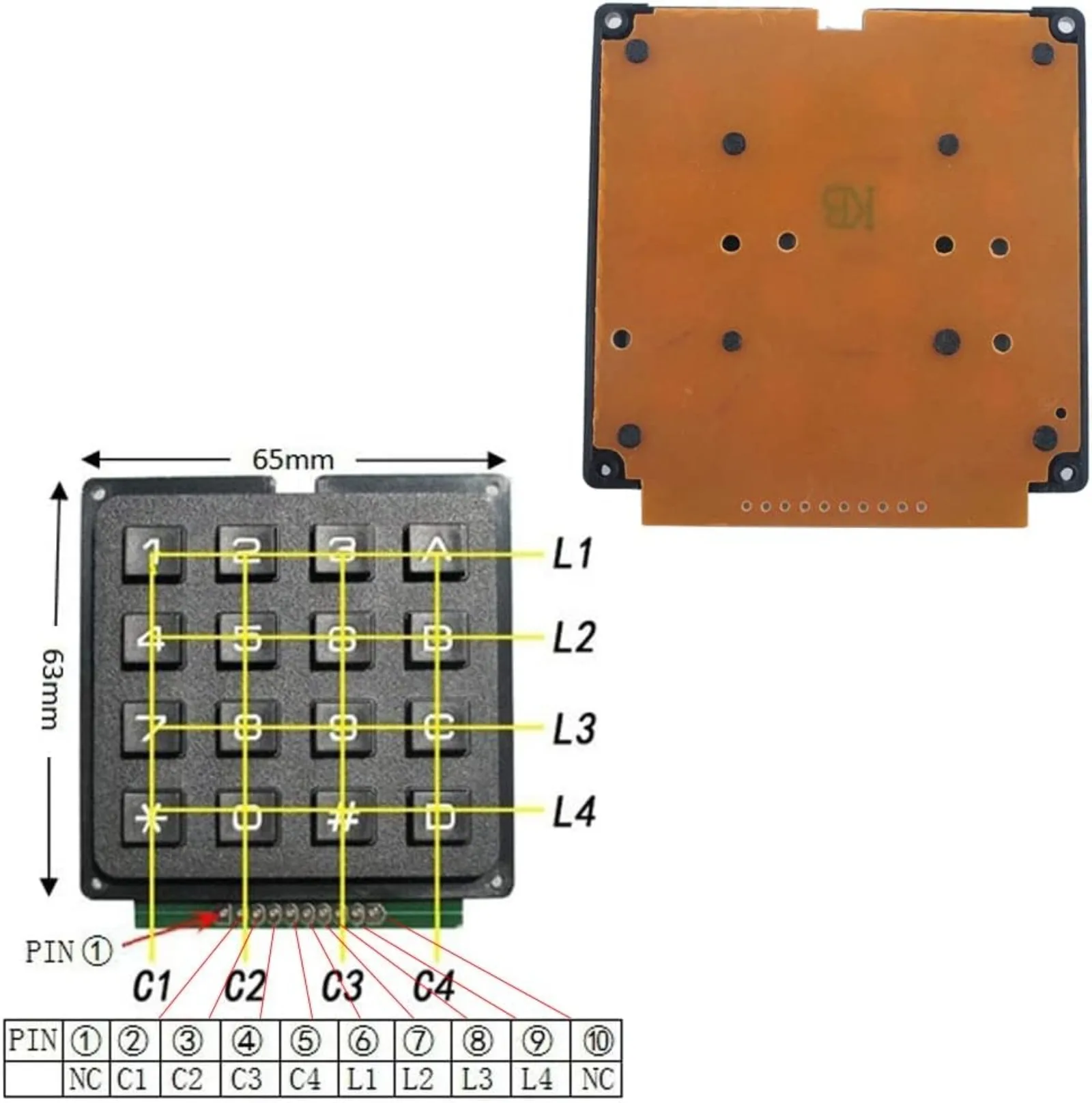 Tastiera a Membrana 4x4 con 16 - Arduino Kit recensione e prezzo