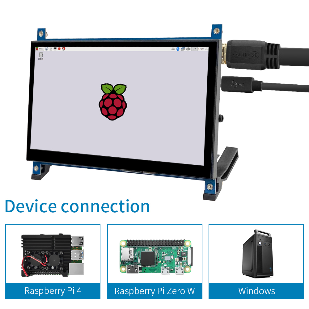 Schermo IPS da 7 pollici AIDA6 - Raspberry Pi 4 recensione e prezzo