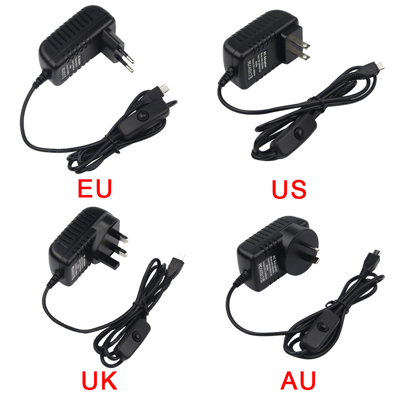 5V 3A Raspberry Pi 3 Modello B - Pi Power Supply recensione e prezzo