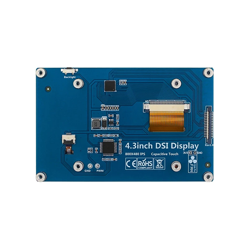 Display LCD Capacitivo da 4.3/ - Pi Display recensione e prezzo