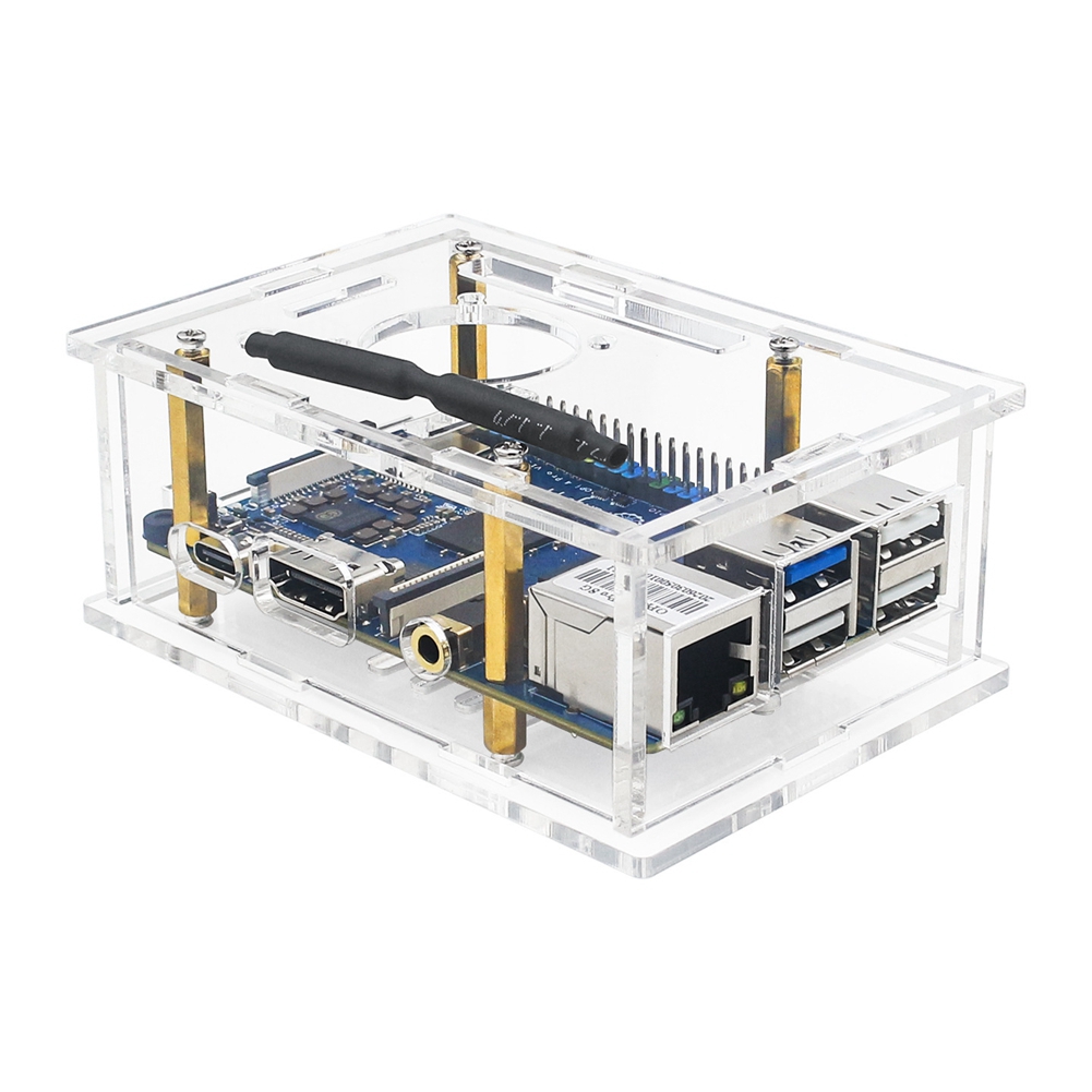ABFN-Scatola in Acrilico con V - Pi 4 Case recensione e prezzo