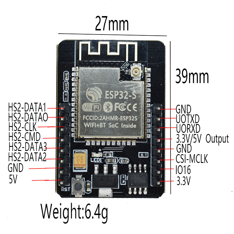 ESP32-CAM ESP-32S WiFi Modulo  - Raspberry Pi Global Shutter Camera Imx296 recensione e prezzo