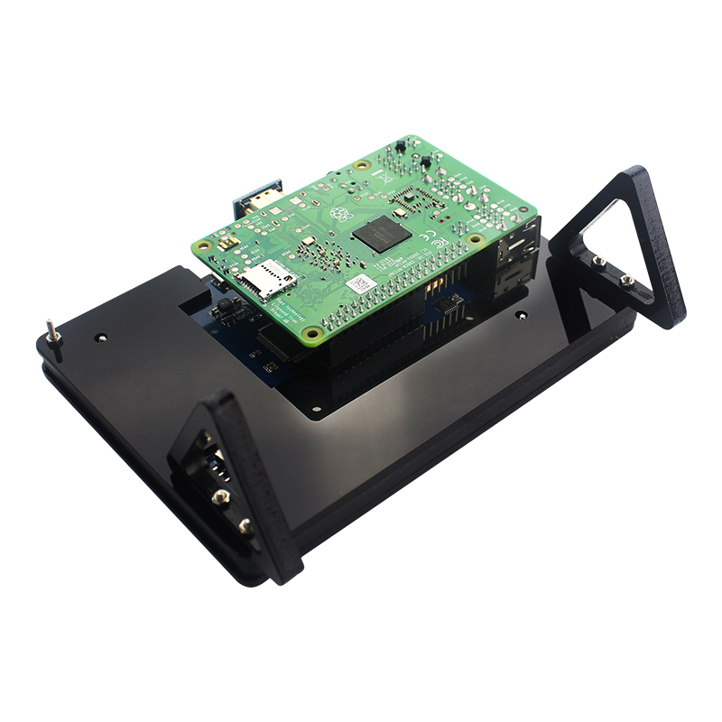 Supporto in acrilico per scher - Pi 5 Case recensione e prezzo
