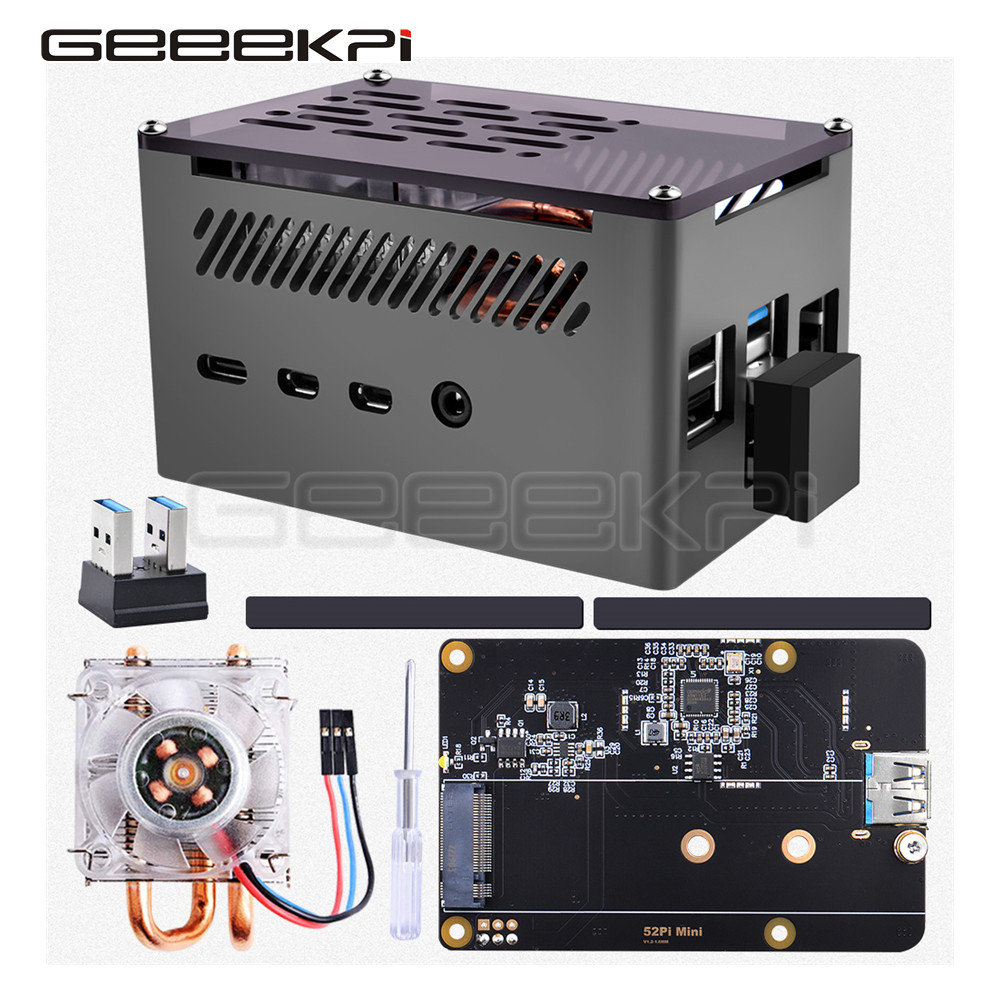 GeeekPi Custodia in mattoni in - Pi 4 Case recensione e prezzo
