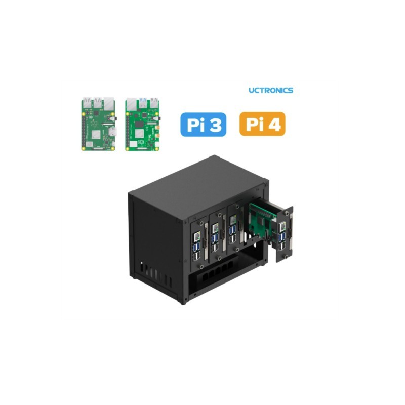 UCTRONICS Raspberry Pi Cluster - Raspberry Pi 4 recensione e prezzo