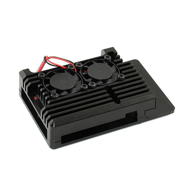 Custodia in metallo in allumin - Pi 4 Case recensione e prezzo